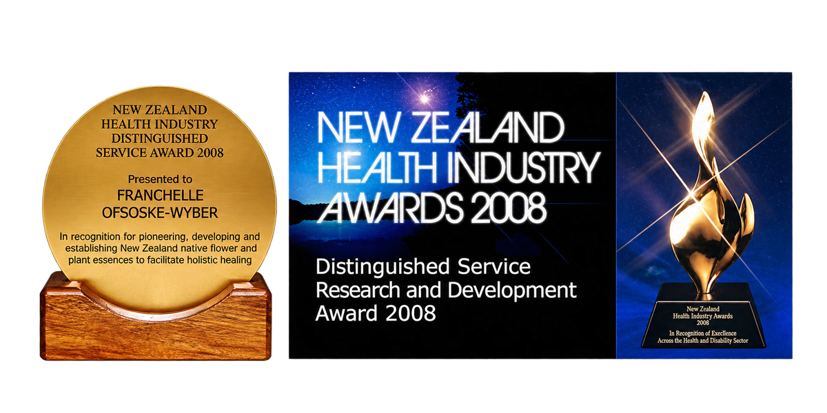 Franchelle Ofsoské-Wyber's 2008 New Zealand Health Industry Distinguished Service Research and Development Award