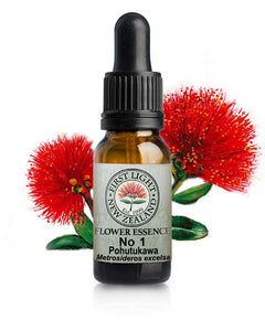 No 1 Pohutukawa flower essence, 10ml stock oral dropper bottle