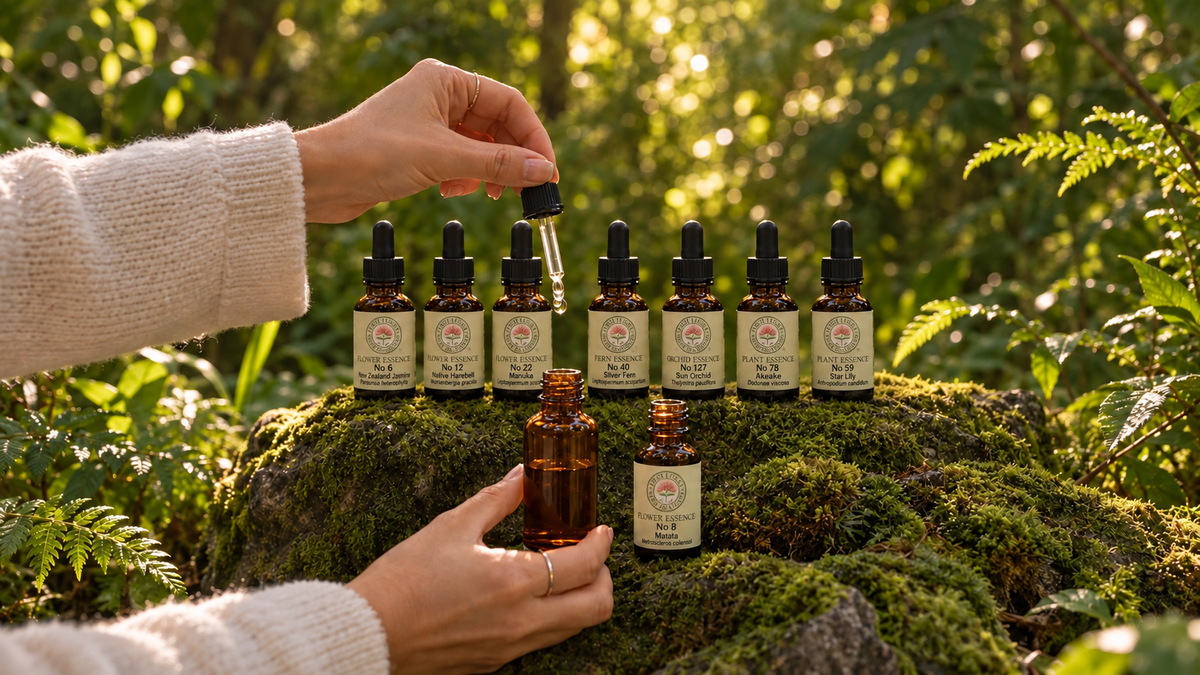 Making a flower essence blend