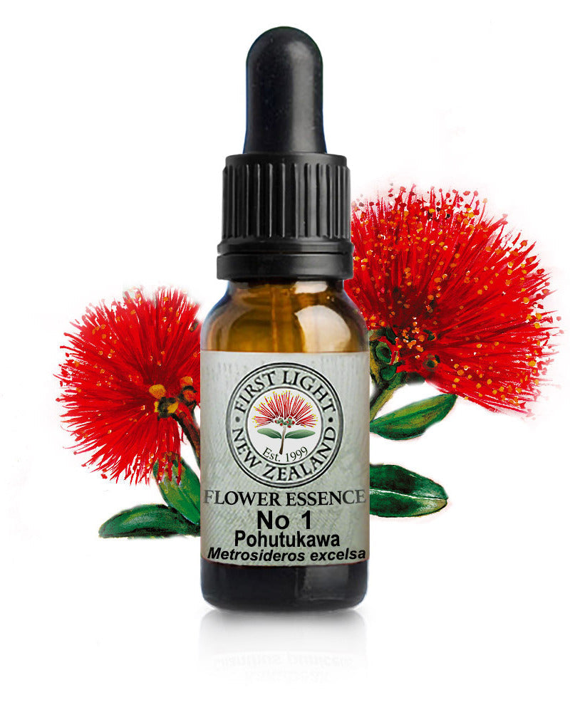 No 1 Pohutukawa flower essence, 10ml stock oral dropper bottle