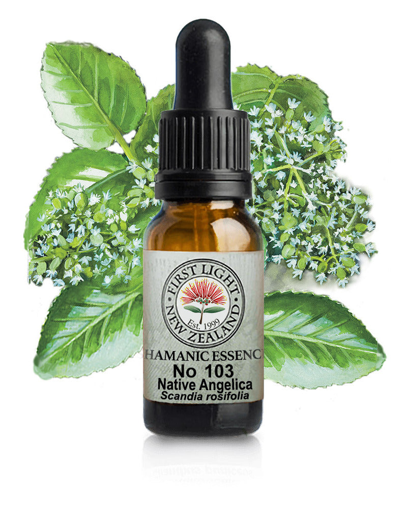 No 103 Native Angelica flower essence, 10ml stock oral dropper bottle