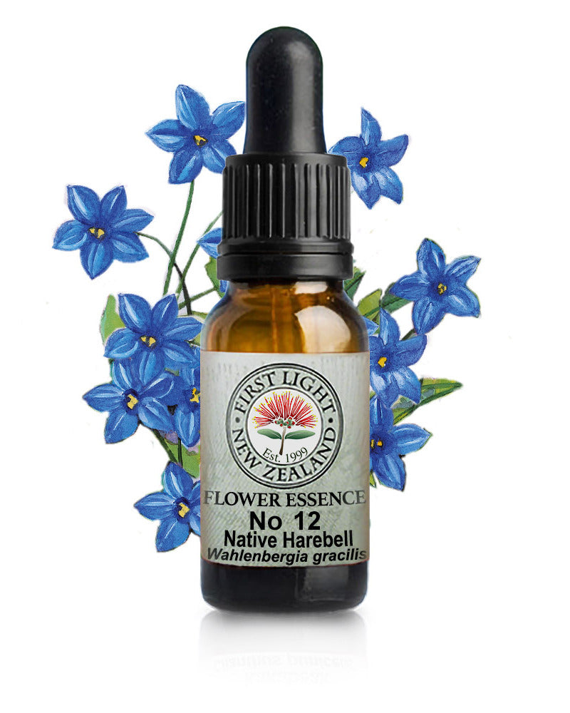 No 12 Native Harebell flower essence, 10ml stock oral dropper bottle