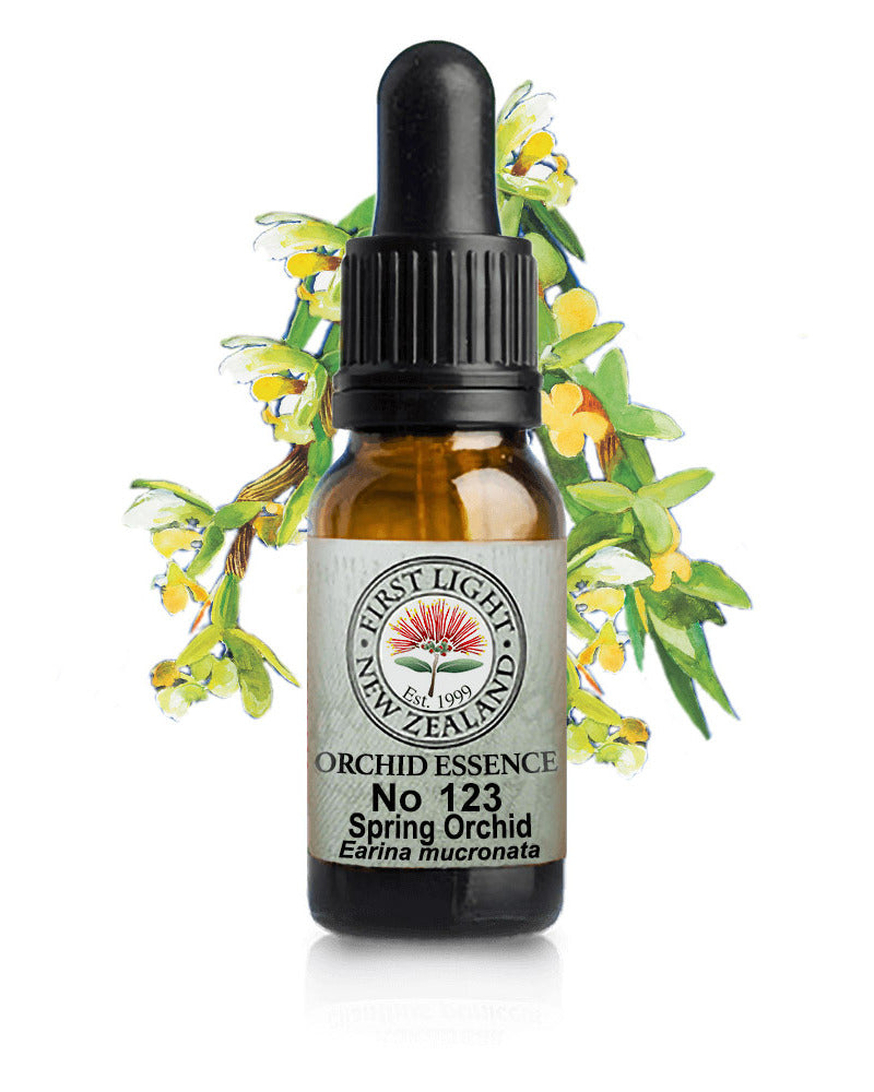 No 123 Spring Orchid flower essence, 10ml stock oral dropper bottle