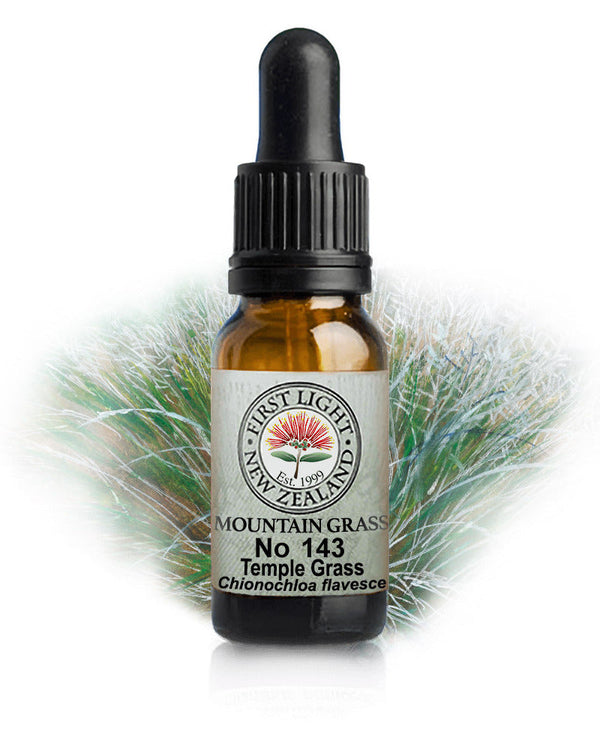 No 143 Temple Grass flower essence, 10ml stock oral dropper bottle