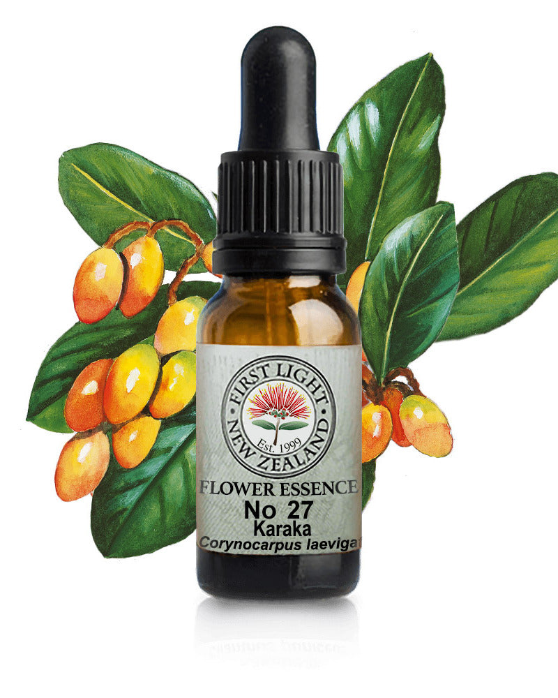 No 27 Karaka flower essence, 10ml stock oral dropper bottle