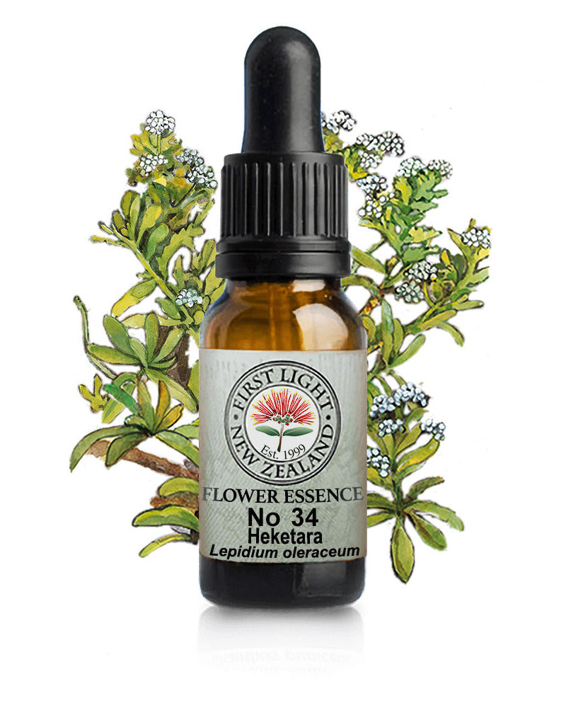 No 34 Heketara flower essence, 10ml stock oral dropper bottle