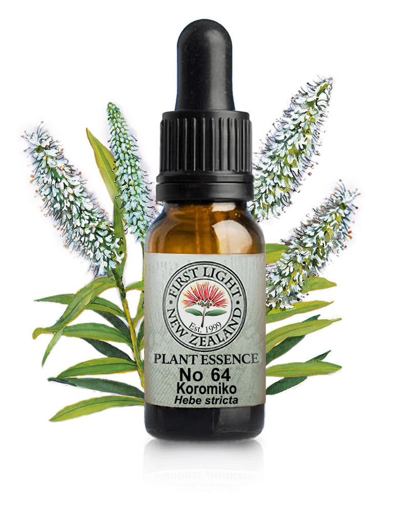 No 64 Koromiko flower essence, 10ml stock oral dropper bottle