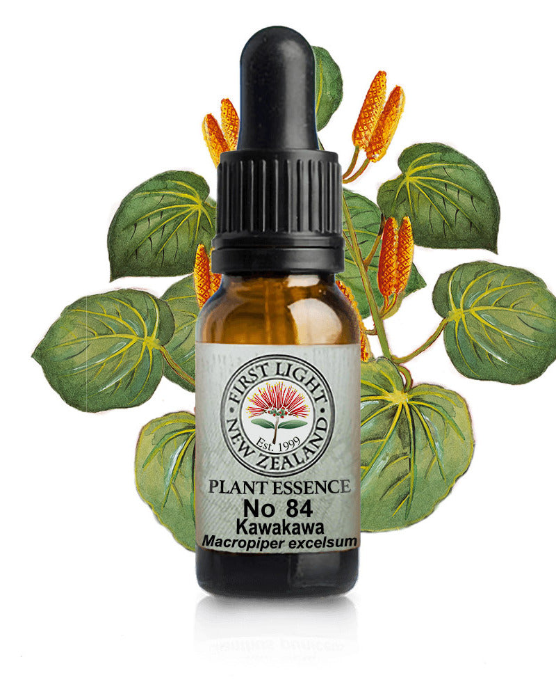 No 84 Kawakawa flower essence, 10ml stock oral dropper bottle